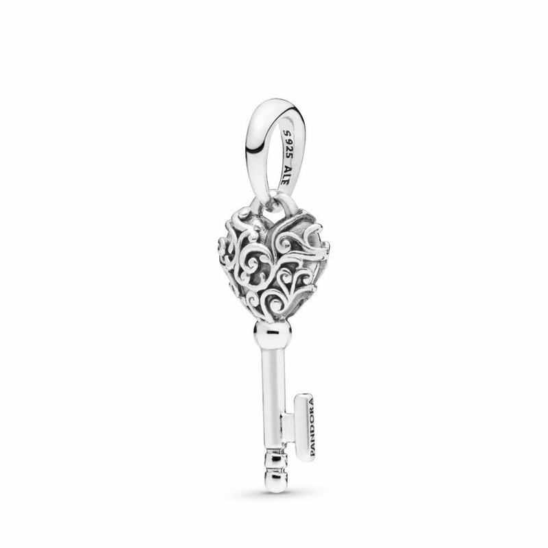 Pandora Regal Key Pendant - Sterling Silver - Canada | DW3870LW